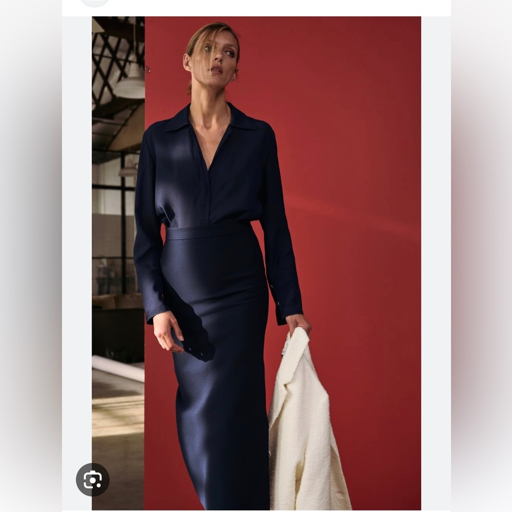 Zara BNWT floor length pencil skirt
